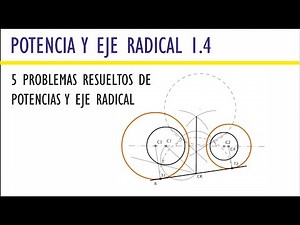 5 PROBLEMAS DE POTENCIA Y EJE RADICAL