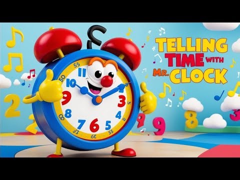 "🕒 Learn to Tell Time with Mr. Clack! | Fun Nursery Rhymes for Kids 🎶"