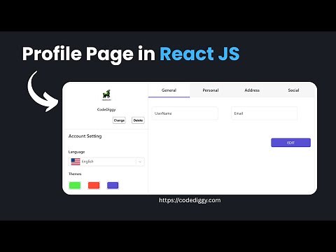 Creating a Stunning Profile Page in React.js for Your Web Application
