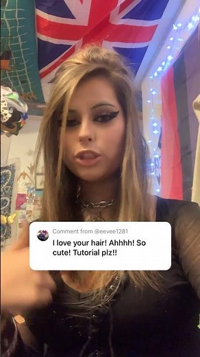 Hair tutorial!!! #hairstyle #snooki #goth #gothic #makeup