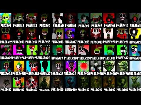 Incredibox Sprunki - Mix Phases 1-1000 - All Characters (Bonus Mode)