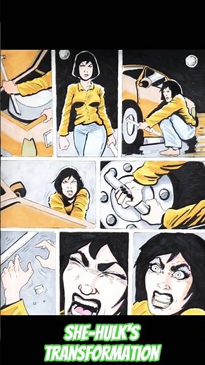 The Savage She-Hulk Transformation 1978 #shehulk #shehulk