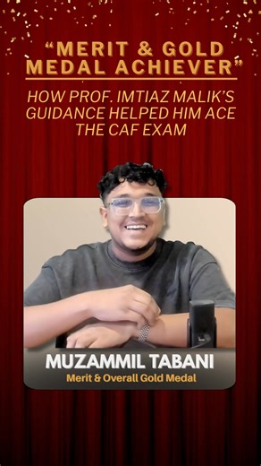 1.9K views · 27 reactions | STT Rising Stars — Under Prof. Imtiaz Malik’s Guidance, Cleared 4 Papers in Autumn & Secured Merit + Overall Gold Medal #SttRisingStars #successmindset #CAF #BestFacultyToStudyWith #sttsolutions #ICAP | STT Solutions | Facebook