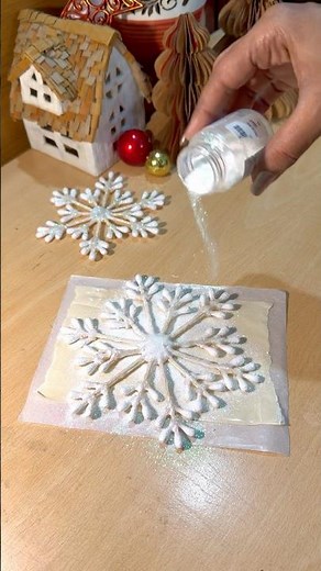 Snowflake❄️#diy #fypシ゚viral #fypシ #shorts #christmas #snowflakes #craft #fypシ゚ #tamilsong #trending