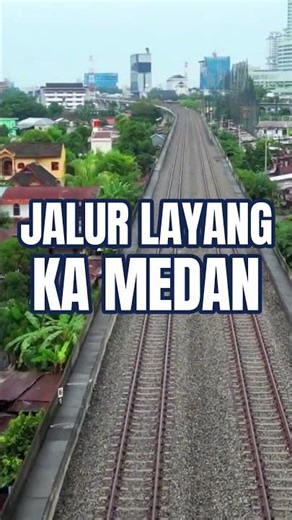 Menyusuri Jalur Layang Kereta Api Medan dari Udara: Amazing Drone View!