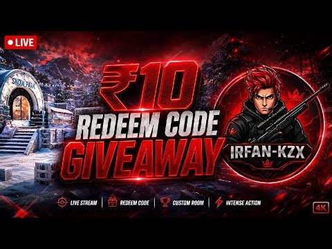 🔴 LIVE: Snow Park 1v1 Challenge! Win ₹10 Redeem Code | Irfan-KZX