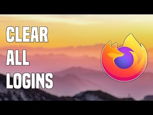 How to Clear ALL Firefox LOGINS | Log Out from all websites Firefox | Tutorial