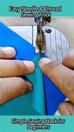 Easy Needle & Thread Sewing Trick 🧵🪡 | Simple Sewing Hack for Beginners #sewing