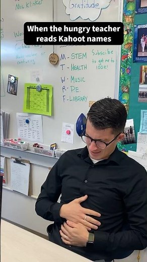 When the hungry teacher reads Kahoot names #funnyshorts #lol