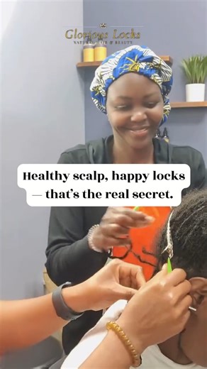 Small Locks Specialist: Sisterlocks TM & Microlocs on Instagram: "Every lock journey starts at the root — literally A healthy scalp = strong, thriving locks. When your scalp is balanced, clean, and cared for, your locks can grow the way they’re meant to — full, strong, and beautiful. 💚 Don’t ignore your scalp… it’s the foundation of your entire lock journey. ✨ Follow for real lock care education & tips #gloriouslocksnhb #healthylocs #scalpcare #lockjourney #naturalhaircare #locmaintenance #micr