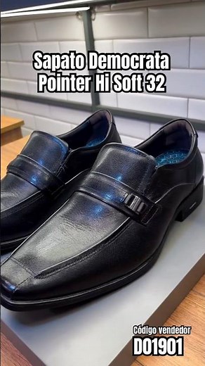 Sapato social Pointer Hi Soft 32 Democrata Calçados #democratacalcados