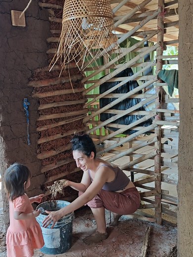 My Mornings as a Natural Builder Off-Grid