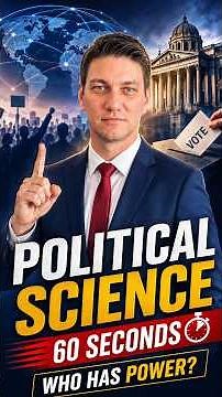 Political Science in 60 seconds