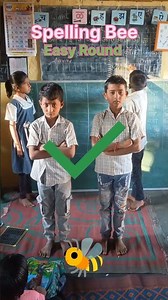 Spelling Bee 🐝 Easy Round | Demo | English | #spelling #spellingbee #english #ytshorts