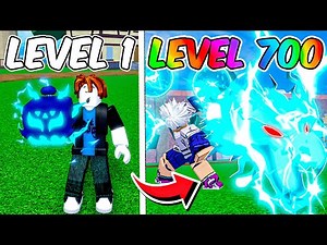 I UPGRADED FROM 1 TO 700 WITH THE NEW RUMBLE FRUIT in BLOX FRUITS!!