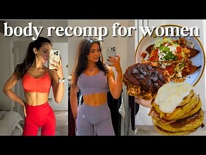 what I eat in a day to body recomp (build muscle lose body fat)