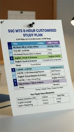 Mts Study time table #studywithmesscaspirants #governmentexam