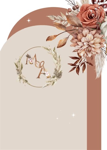 Custom Wedding Invitations by Nonka Creations