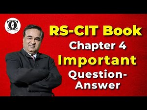 Most Important Questions Answer | Chapter 4: इन्टरनेट का परिचय | RSCIT Important Questions