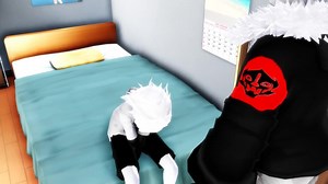 【UndertaleMMD】朋友间的战斗 [ CrossChara x GasterSans ]（作者：753 Poiii）