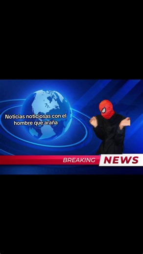 Noticias noticiosas con el hombre que araña — sketch cómico