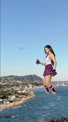 Giantess Vibes of the 50 foot cheerleader