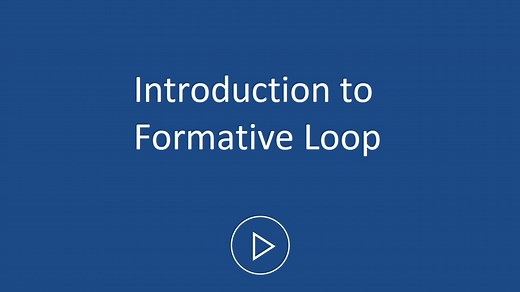 Getting Started - Formative Loop