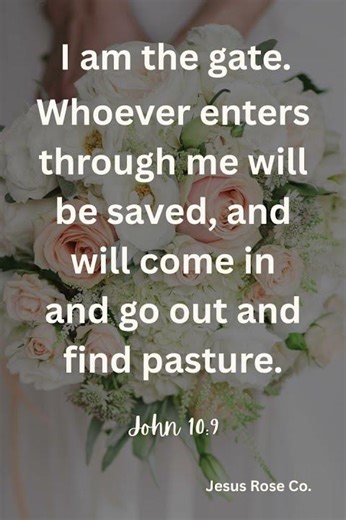 Catholic Bible Study | John 10:9 | Jesus Rose Co. ✝️