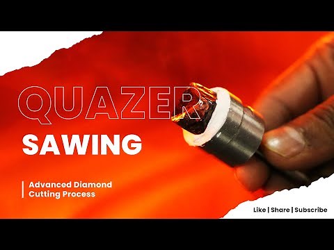 Diamond cutting Process - Step by step | Quazer machine | Diamond Factory