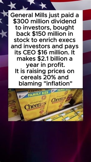 General Mills: $2.1B Profit, You Pay More
