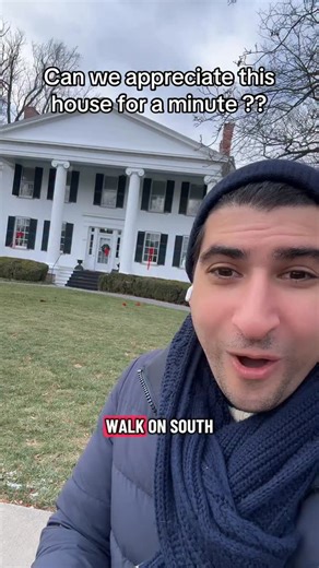 Robert Khederian on Instagram: "If you’ve been around here for a little while, you already know I’m unapologetically obsessed with this house, which started life as a federal brick house before getting its Greek revival look a little later on. #genevany #flx #fingerlakes #senecalake #oldhouses"