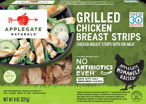 Products - Grilled Chicken Strips - Natural Grilled Chicken Breast Strips - Applegate