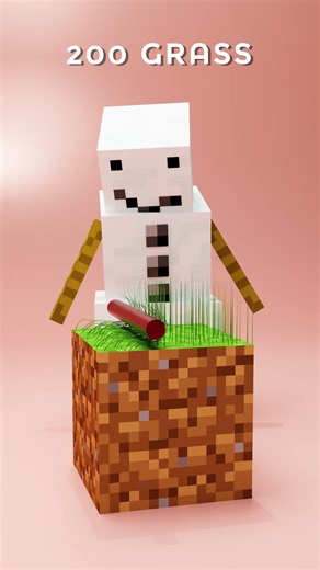 Minecraft Grass Physics Simulation 🌿