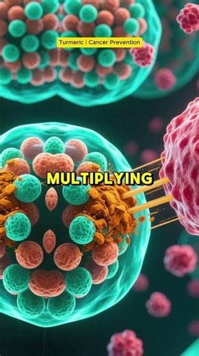 Turmeric vs Cancer 🌟 | Curcumin’s Power Against Abnormal Cells 🛡️🌿