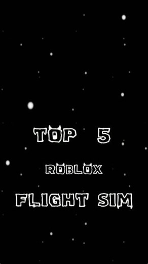 top 5 flight sim roblox #top5