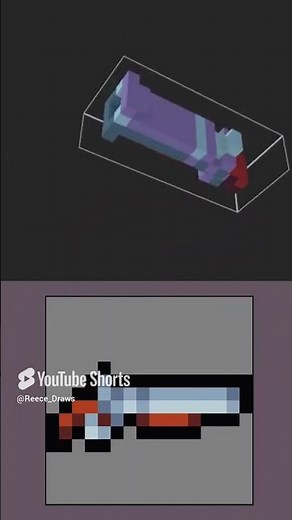 How I Create 3D Pixel Art! #pixelart #gamedev #voxelart