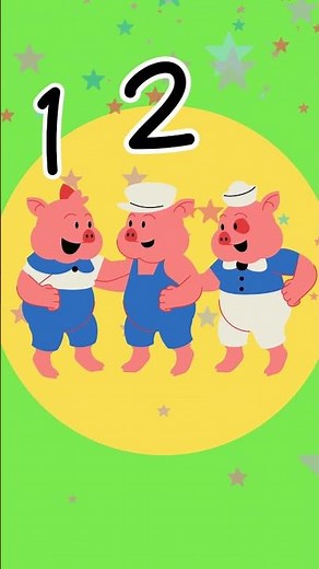 🐷🐷🐷 El número 3 y los 3 cerditos. Juego EDUCATIVO para NIÑOS ¡LOS NÚMEROS! 🐷🐷🐷