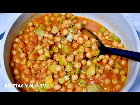 How to make stewed chickpeas, a delicious and easy recipe