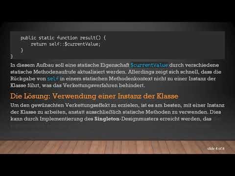 Erkundung von Chaining Static Methods in PHP: Eine einfache Lösung