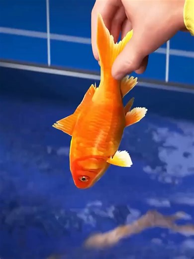 The goldfish's fight for survival #shorts #tiktok #funnyvideos #facts #tikotk #amaizngfacts