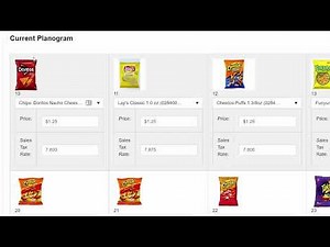 Set Up Items Database & Planogram Settings (AV Live)