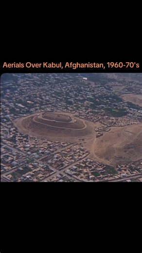 Aerials Over Kabul, Afghanistan, 1960-70's (c). Kinolibarary #archive #kabul #afghanistan #growthchallenge #fyp