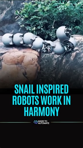 Made To Automate | Scientists have created snail-inspired robots that move and work together in perfect harmony! 🐌🤖✨ Designed to mimic the slow, steady... | Instagram