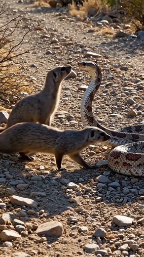 Badger vs snake 🐍🐍