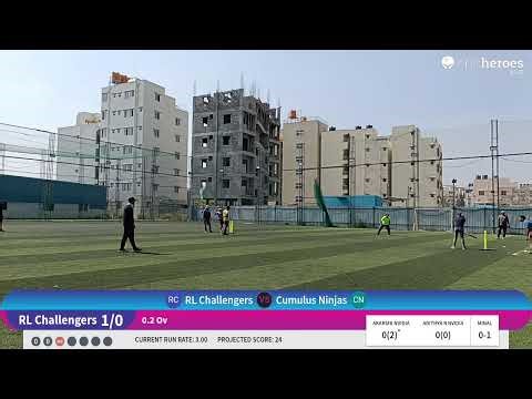 RL Challengers vs Cumulus Ninjas live cricket match | NVCL(NVIDIA CRICKET LEAGUE BDC) live - Lakevi