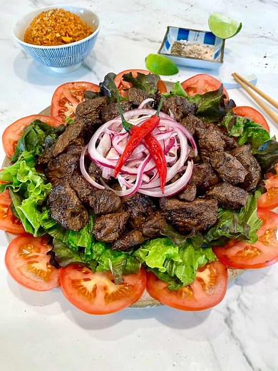 The Best Authentic Bò Lúc Lắc Vietnamese Shaking Beef – The Savory Chopstick