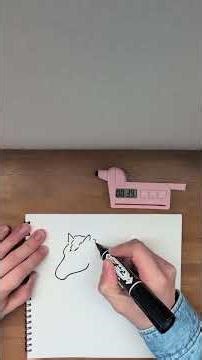 1-Minute Drawing Challenge Relaxing Drawing ASMR