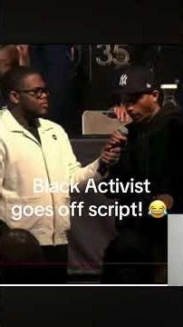 Al Sharpton has race hustling event crashed by black activist #SharptonReparationsFail