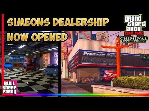 The New Simeon Dealership in GTA Online | Premium Deluxe Motorsport from The Criminal Enterprises