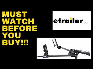 Weight distribution hitch install problems! Reese Hitch from e trailer.